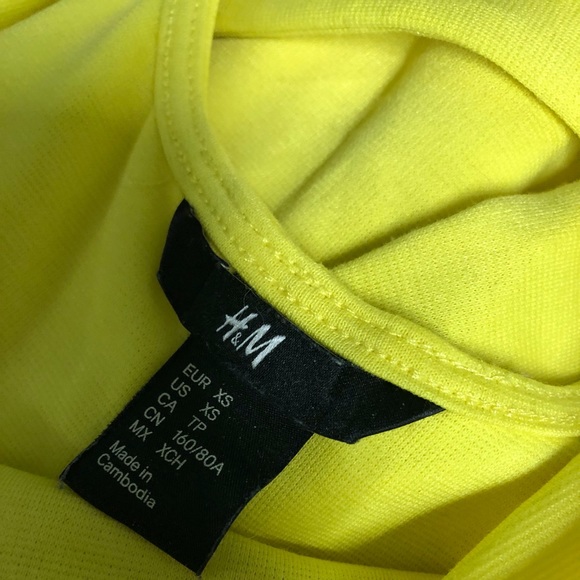 Yellow cross back skater dress - Picture 3 of 3